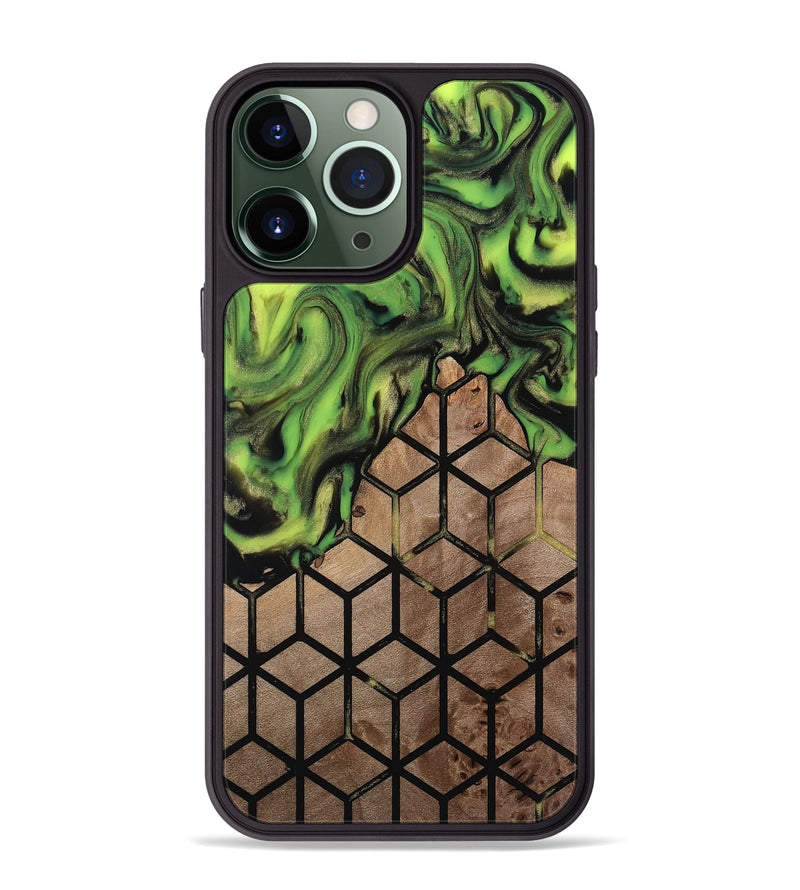 iPhone 13 Pro Max Wood Phone Case - Janene (Pattern, 813845)