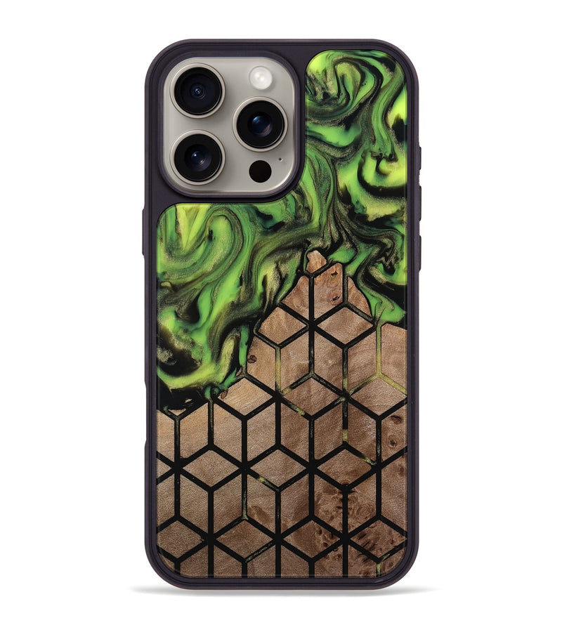 iPhone 16 Pro Max Wood Phone Case - Janene (Pattern, 813845)