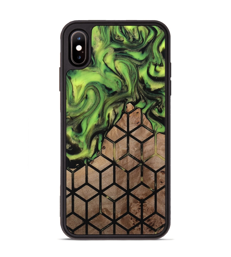 iPhone Xs Max Wood Phone Case - Janene (Pattern, 813845)