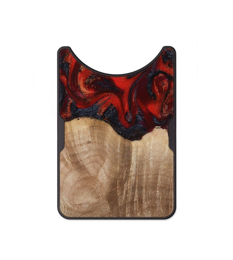 Alloy Wood Wallet - Adela (Red, 813860)