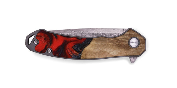 EDC Wood Pocket Knife - Adela (Red, 813860)