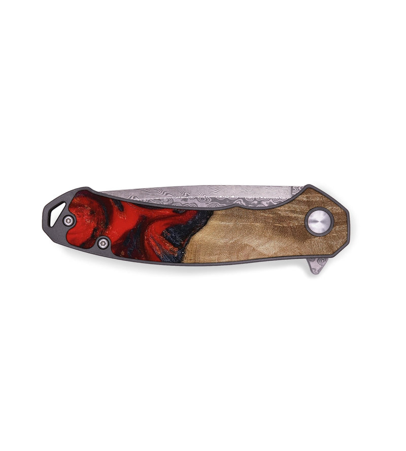 EDC Wood Pocket Knife - Adela (Red, 813860)