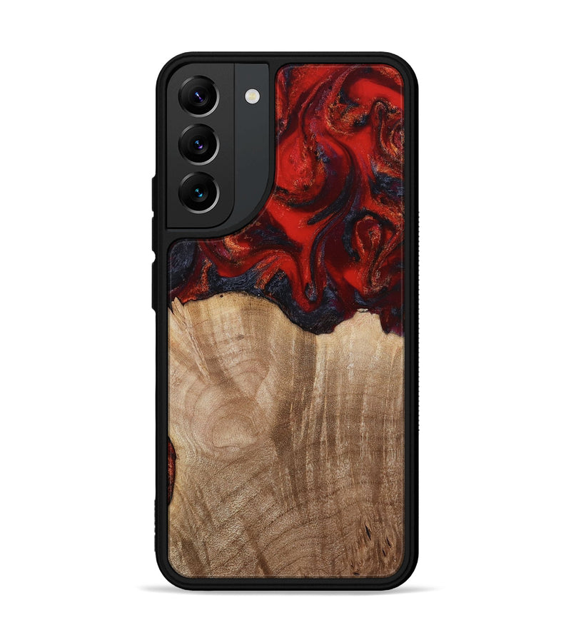 Galaxy S22 Plus Wood Phone Case - Adela (Red, 813860)