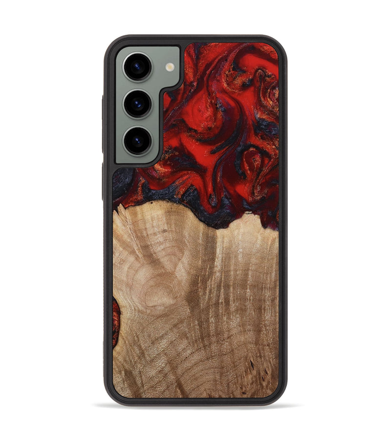 Galaxy S23 Plus Wood Phone Case - Adela (Red, 813860)