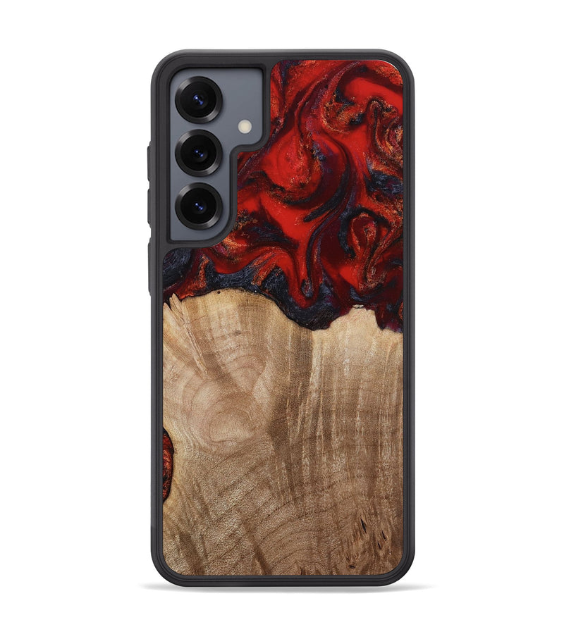 Galaxy S25 Plus Wood Phone Case - Adela (Red, 813860)