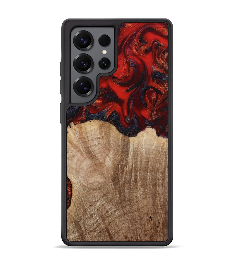 Galaxy S25 Ultra Wood Phone Case - Adela (Red, 813860)