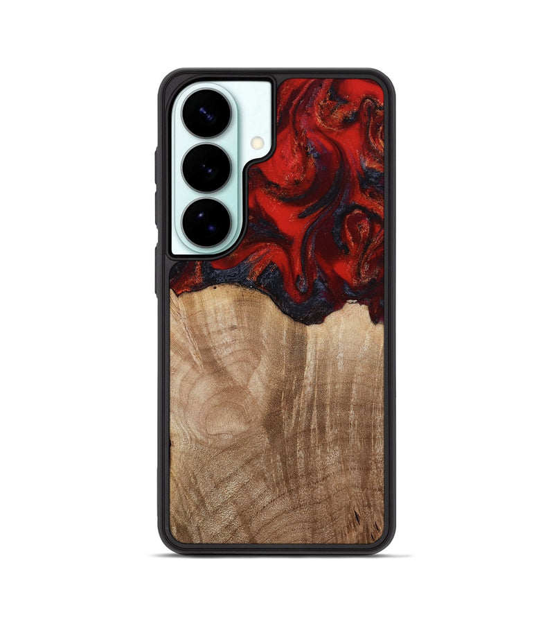 Galaxy S26 Wood Phone Case - Adela (Red, 813860)
