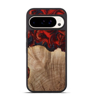 Pixel 9 Wood Phone Case - Adela (Red, 813860)