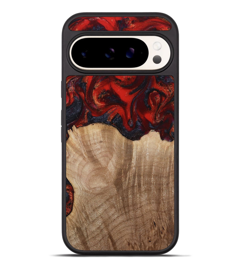Pixel 9 Pro XL Wood Phone Case - Adela (Red, 813860)