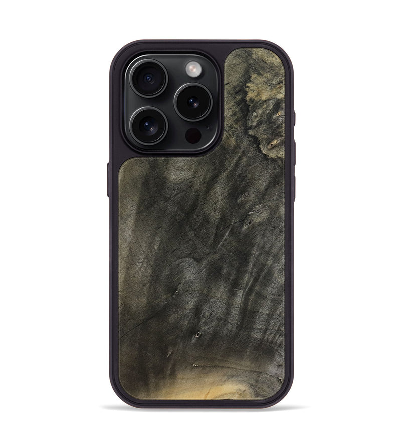 iPhone 15 Pro Wood Phone Case - Easton (Wood Burl, 813889)