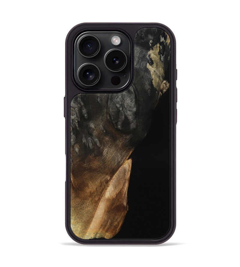 iPhone 16 Pro Wood Phone Case - Salem (Wood Burl, 813891)