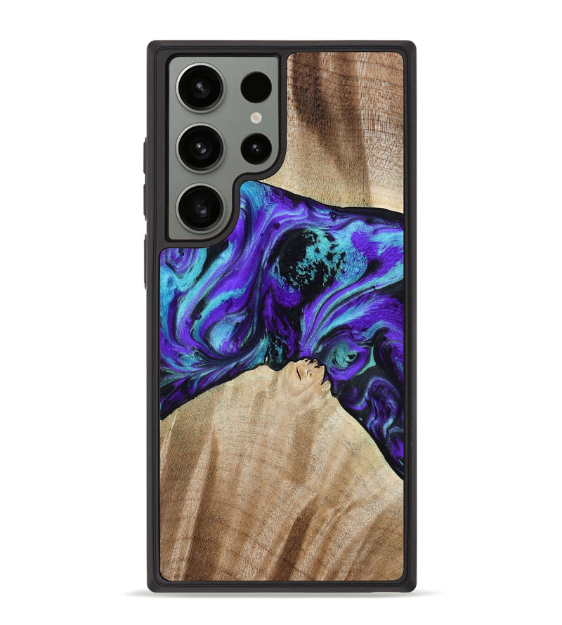 Galaxy S23 Ultra Wood Phone Case - Blaine (Purple, 813893)