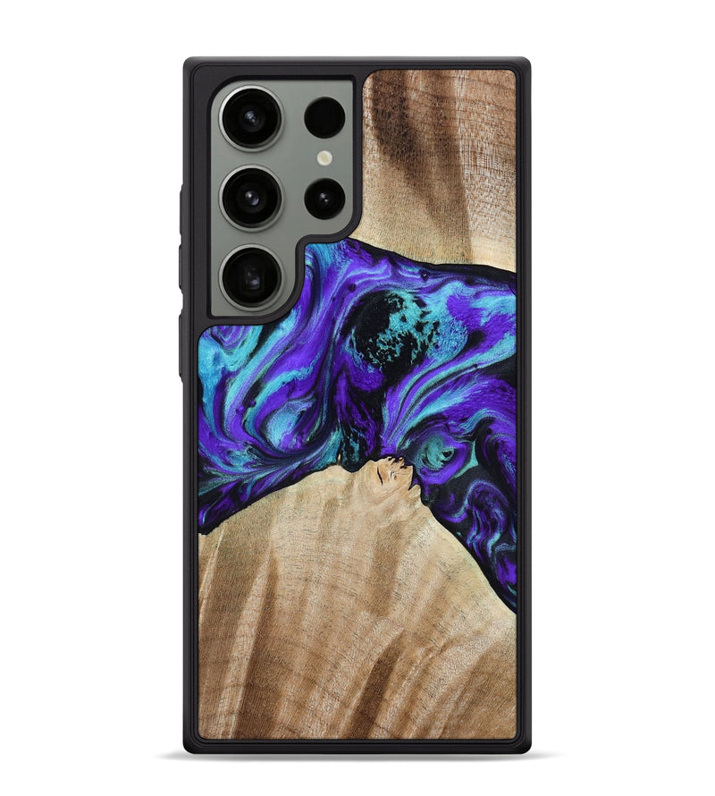Galaxy S24 Ultra Wood Phone Case - Blaine (Purple, 813893)