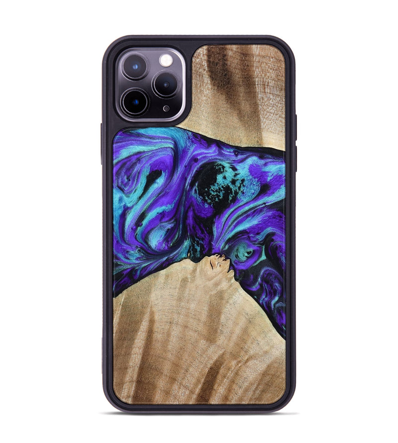 iPhone 11 Pro Max Wood Phone Case - Blaine (Purple, 813893)