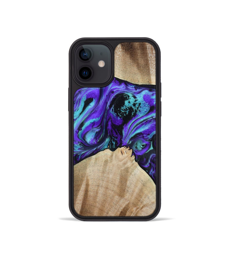 iPhone 12 mini Wood Phone Case - Blaine (Purple, 813893)