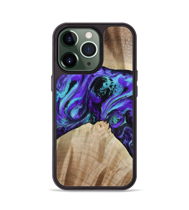 iPhone 13 Pro Wood Phone Case - Blaine (Purple, 813893)