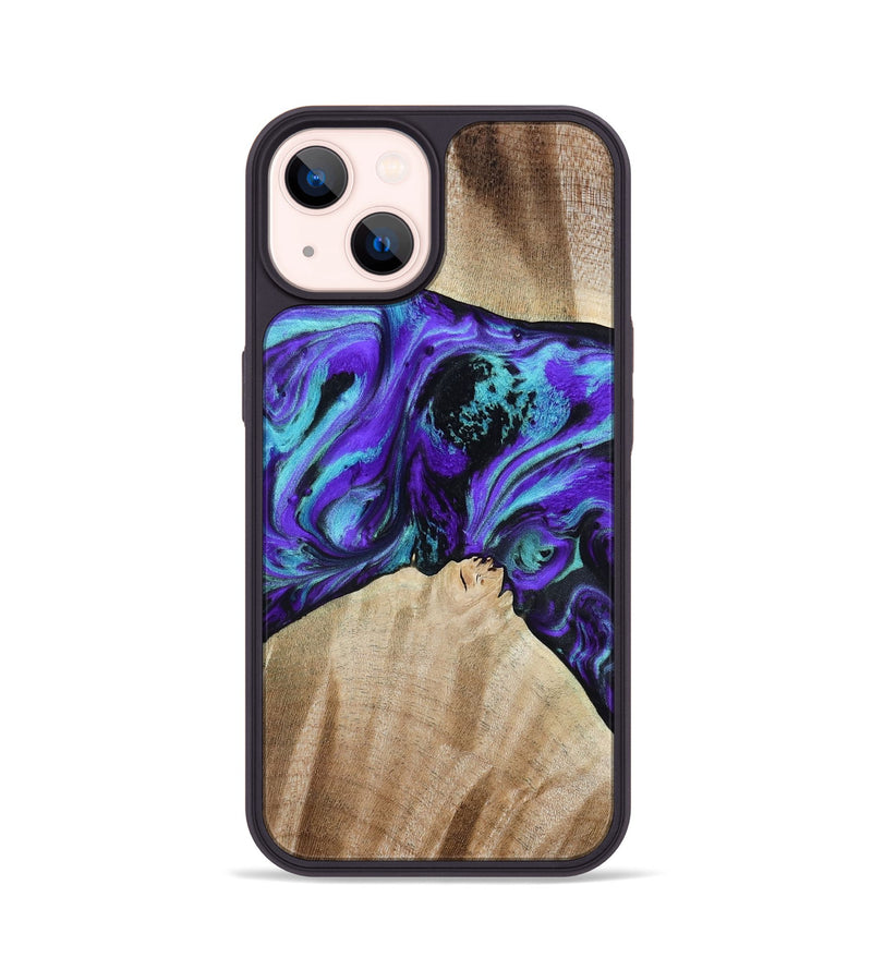 iPhone 14 Wood Phone Case - Blaine (Purple, 813893)