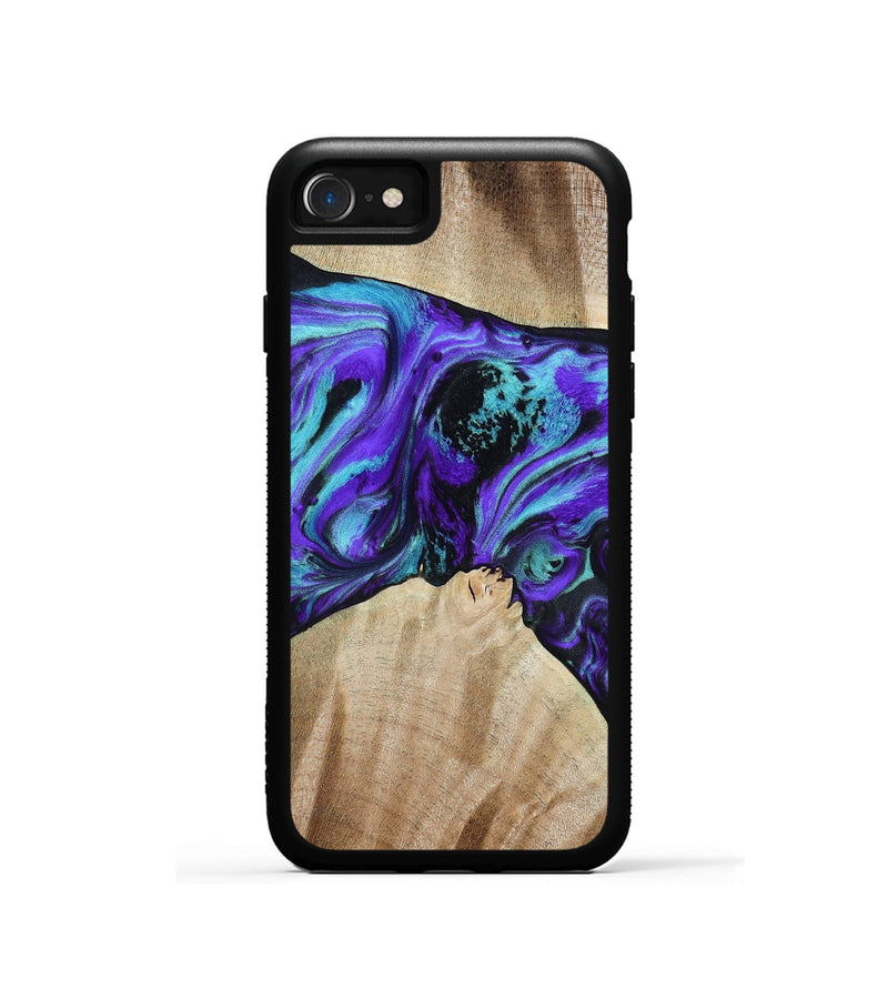 iPhone SE Wood Phone Case - Blaine (Purple, 813893)