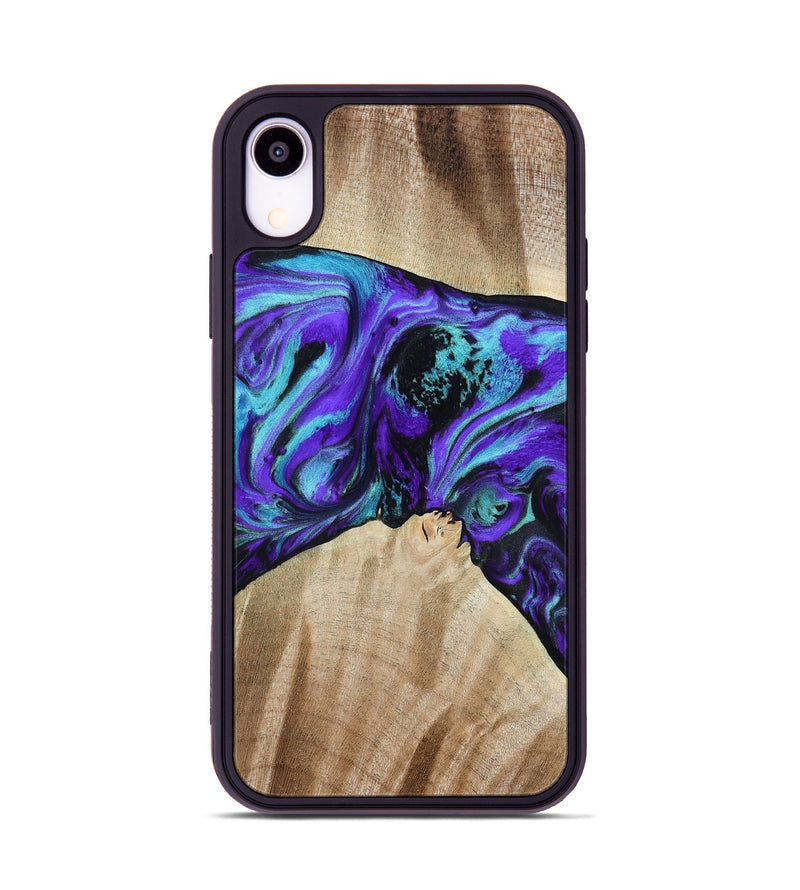 iPhone Xr Wood Phone Case - Blaine (Purple, 813893)