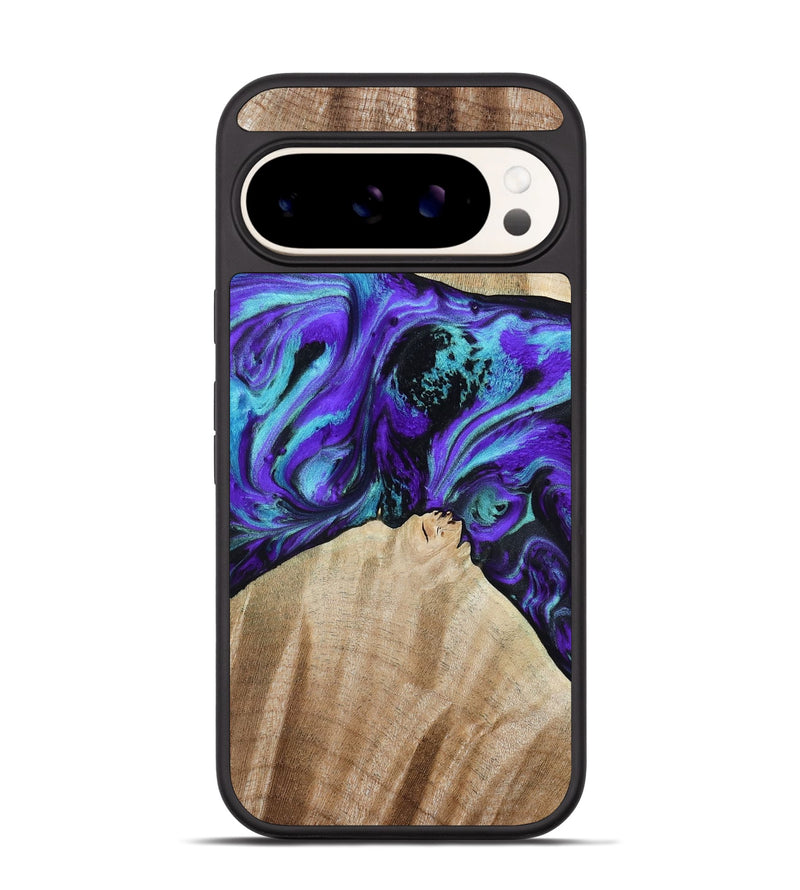 Pixel 9 Wood Phone Case - Blaine (Purple, 813893)