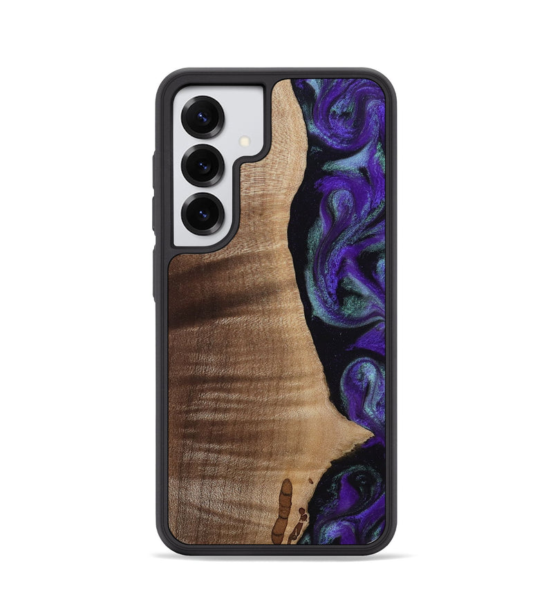 Galaxy S25 Wood Phone Case - Peggy (Purple, 813894)