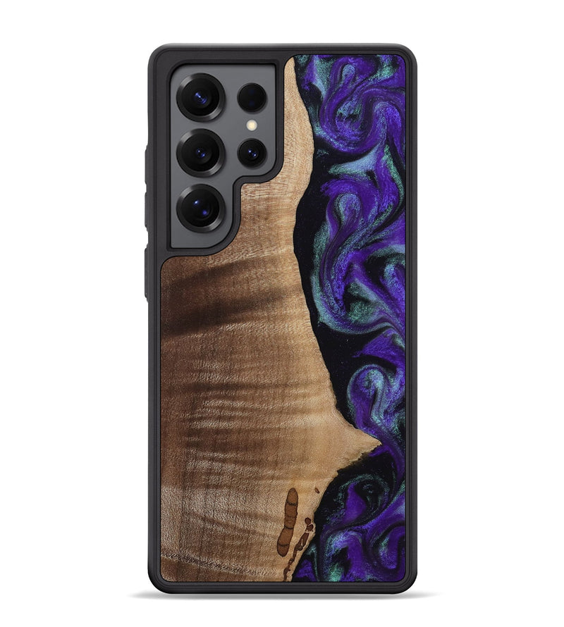 Galaxy S25 Ultra Wood Phone Case - Peggy (Purple, 813894)