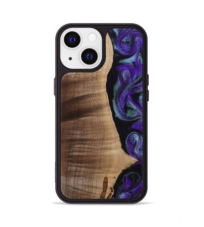 iPhone 13 Wood Phone Case - Peggy (Purple, 813894)