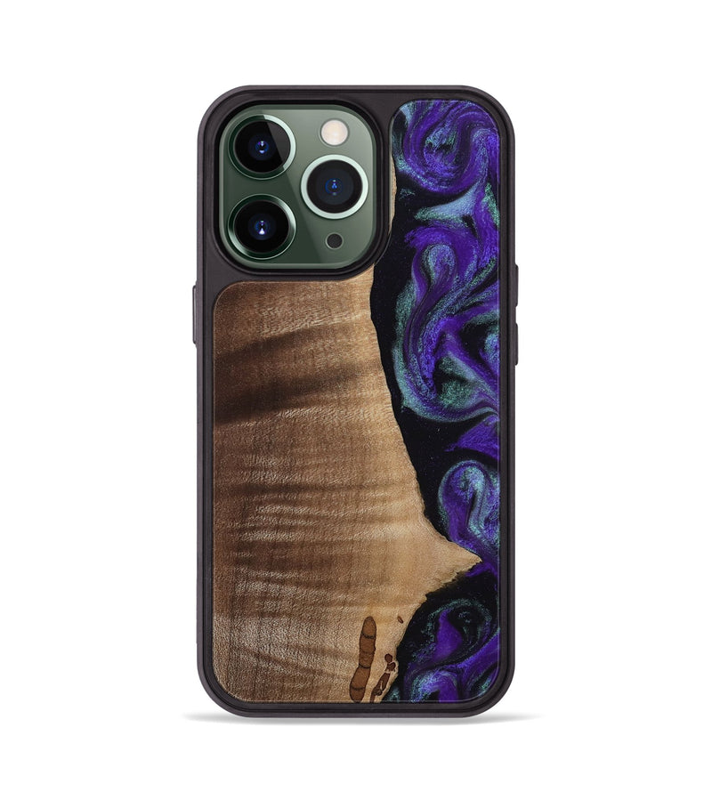 iPhone 13 Pro Wood Phone Case - Peggy (Purple, 813894)