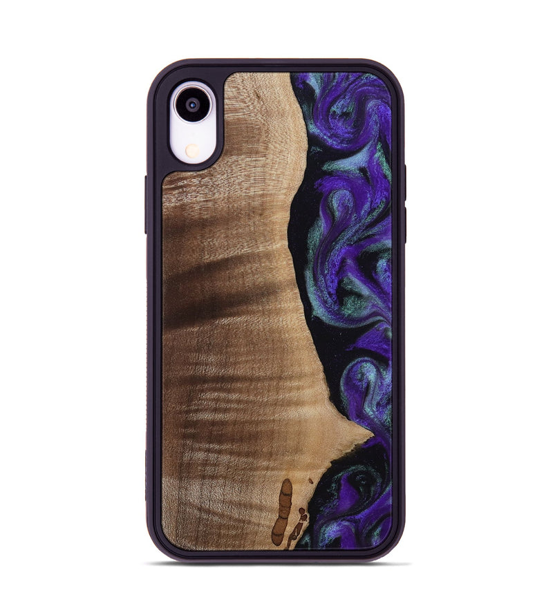 iPhone Xr Wood Phone Case - Peggy (Purple, 813894)