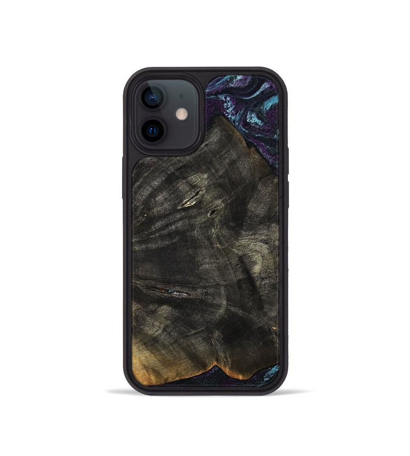 iPhone 12 mini Wood Phone Case - Maeve (Purple, 813896)