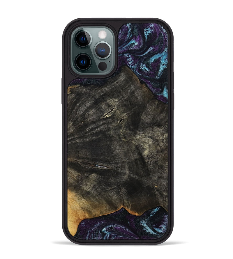 iPhone 12 Pro Max Wood Phone Case - Maeve (Purple, 813896)
