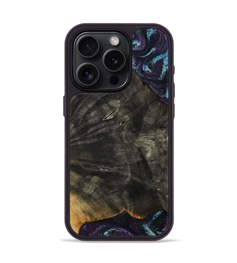 iPhone 15 Pro Wood Phone Case - Maeve (Purple, 813896)
