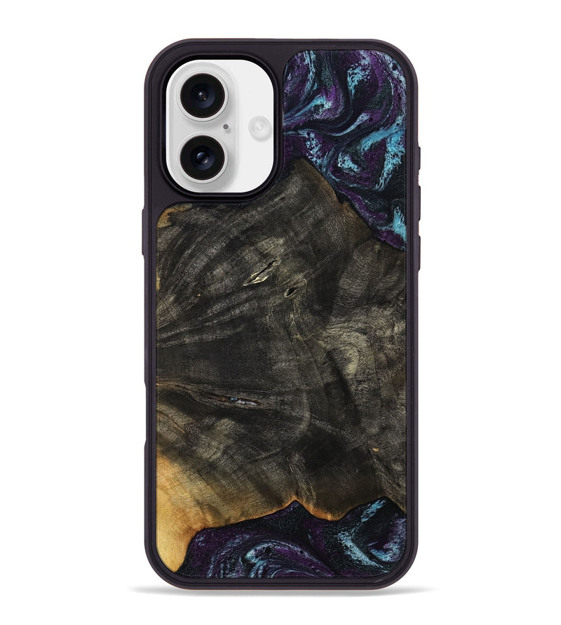 iPhone 16 Plus Wood Phone Case - Maeve (Purple, 813896)