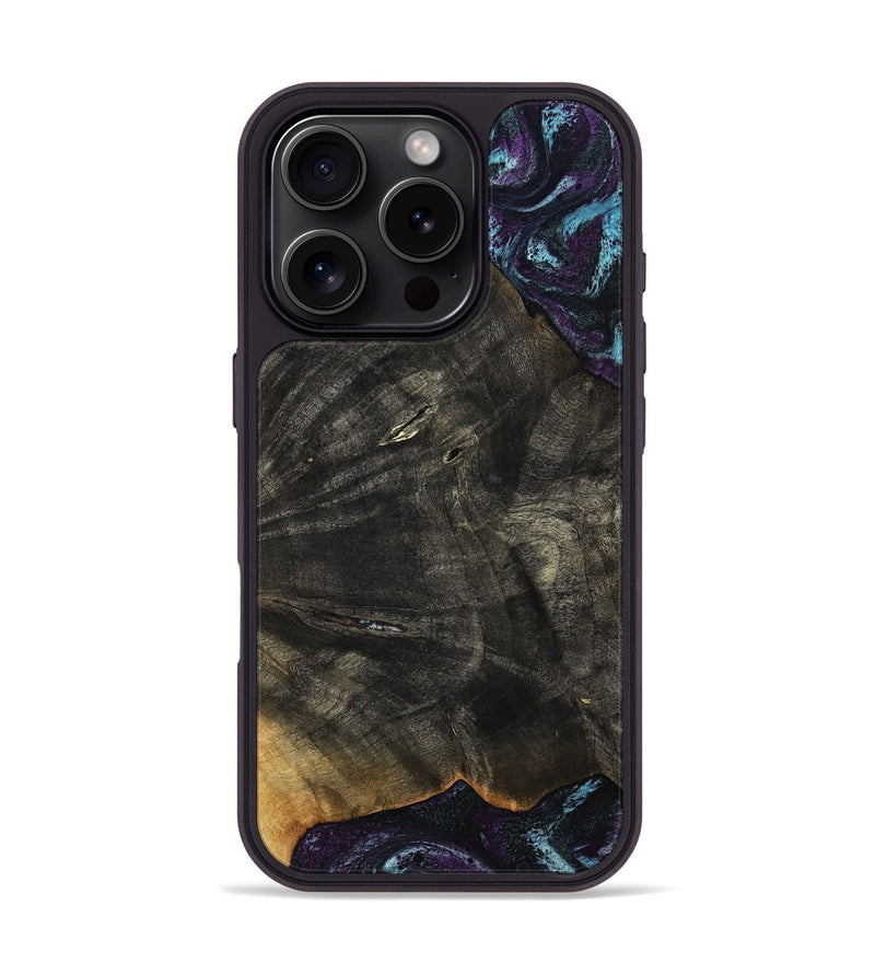 iPhone 16 Pro Wood Phone Case - Maeve (Purple, 813896)