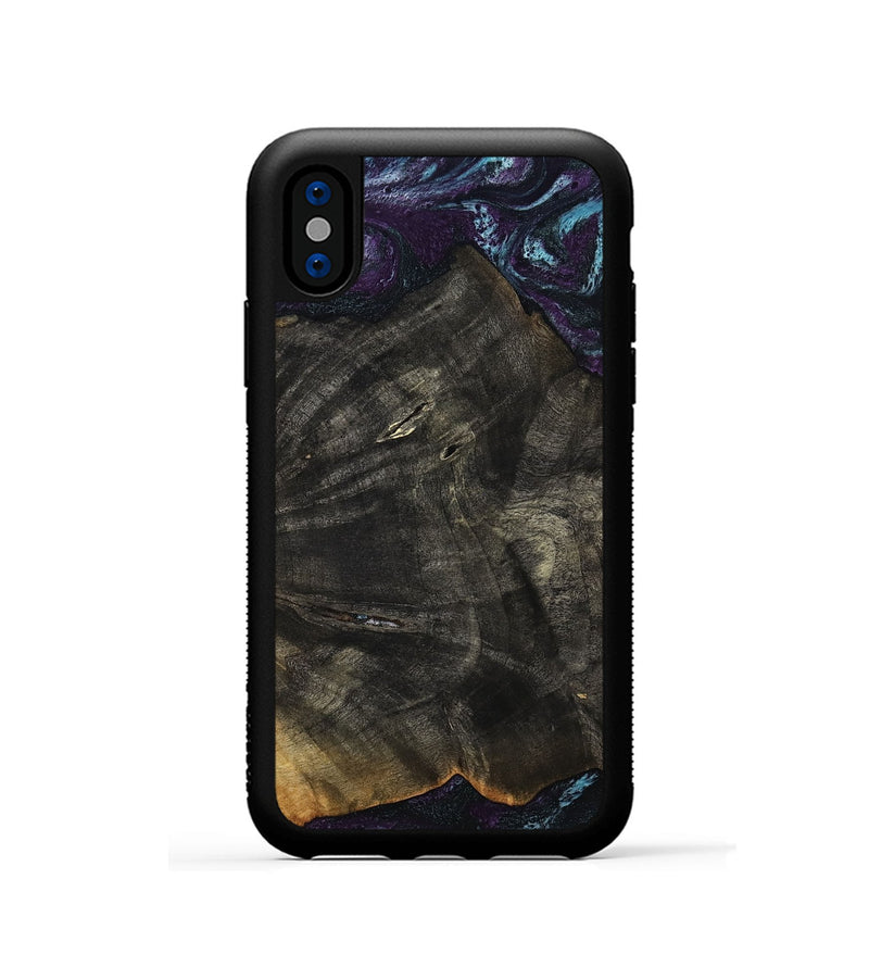 iPhone Xs Wood Phone Case - Maeve (Purple, 813896)