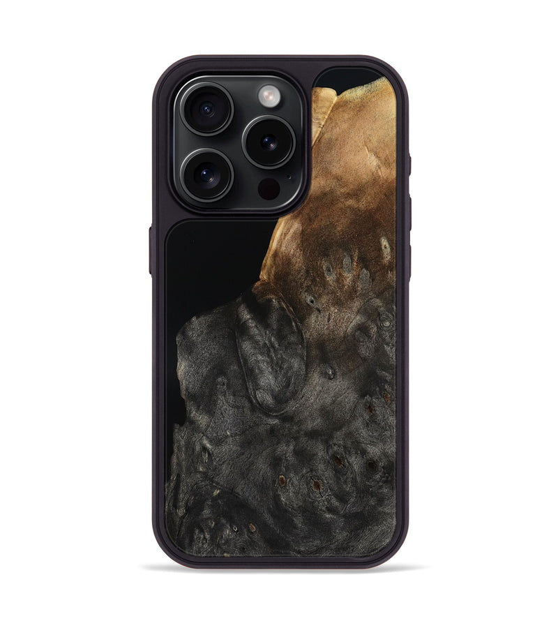 iPhone 15 Pro Wood Phone Case - Malissa (Wood Burl, 813907)