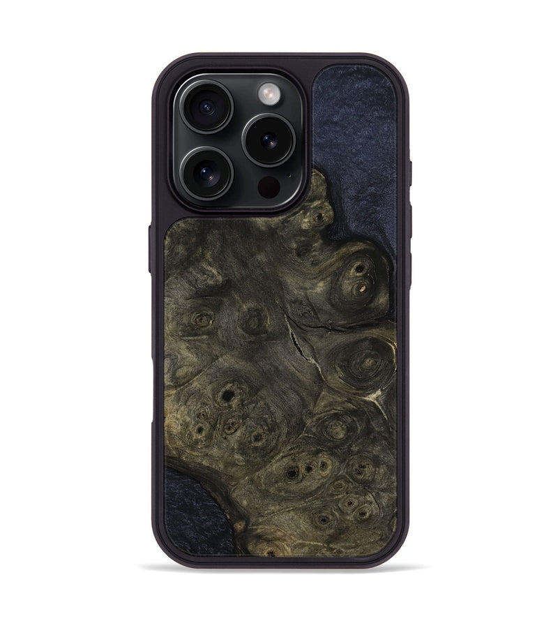 iPhone 16 Pro Wood Phone Case - Lum (Wood Burl, 813908)