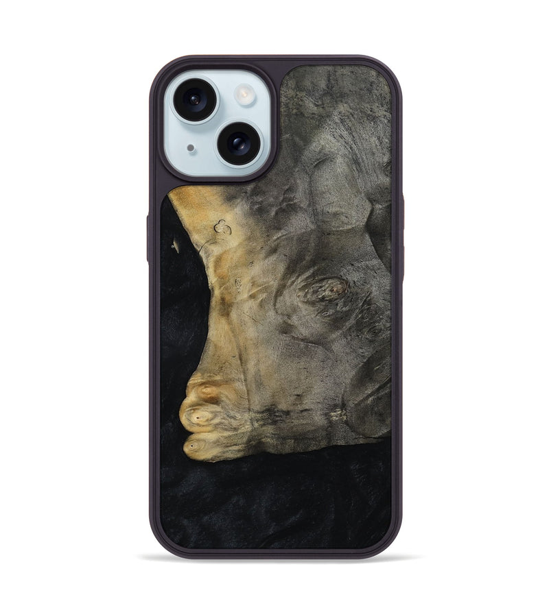 iPhone 15 Wood Phone Case - Arlie (Wood Burl, 813916)