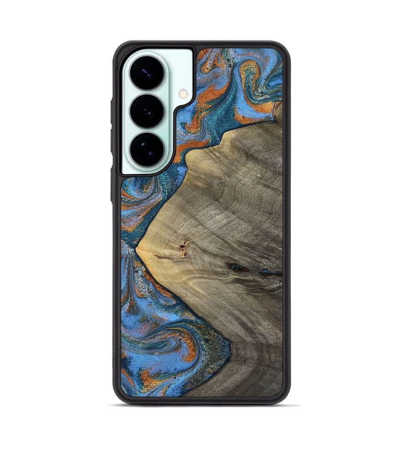 Galaxy S26 Plus Wood Phone Case - Waverly (Teal & Gold, 813933)