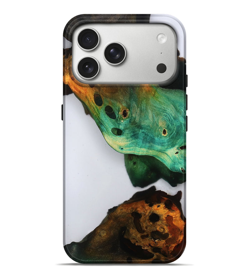 iPhone 17 Pro Max Wood Live Edge Phone Case - Evans (Clear, 813935)