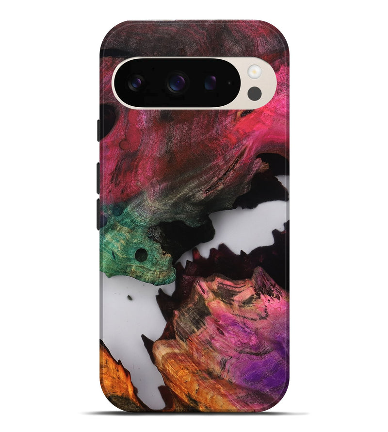 Pixel 10 Pro XL Wood Live Edge Phone Case - Romeo (Clear, 813936)