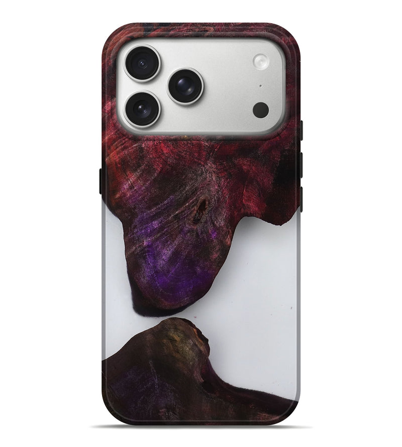 iPhone 17 Pro Max Wood Live Edge Phone Case - Tammy (Clear, 813937)