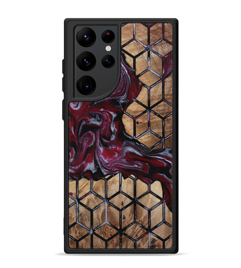 Galaxy S22 Ultra Wood Phone Case - Toni (Pattern, 813970)