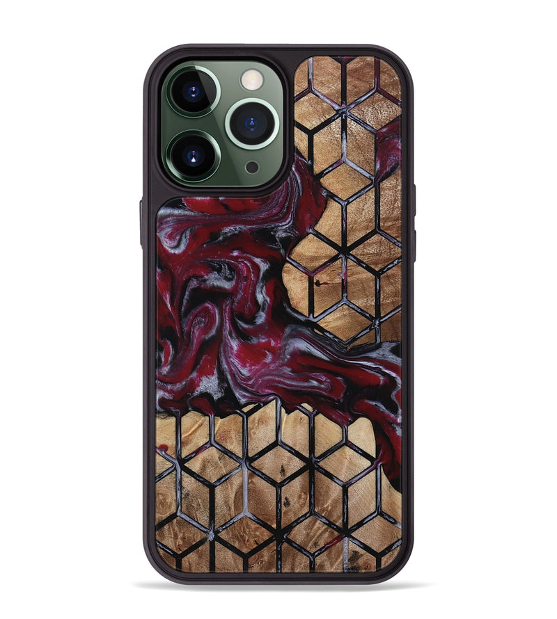 iPhone 13 Pro Max Wood Phone Case - Toni (Pattern, 813970)