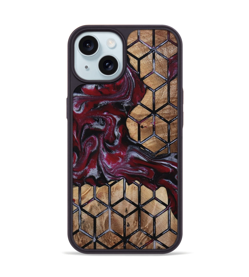 iPhone 15 Wood Phone Case - Toni (Pattern, 813970)