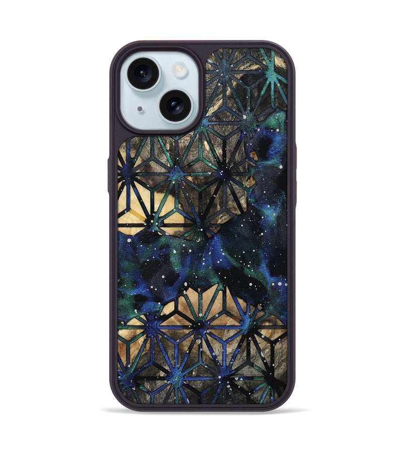 iPhone 15 Wood Phone Case - Noelia (Cosmos, 813991)