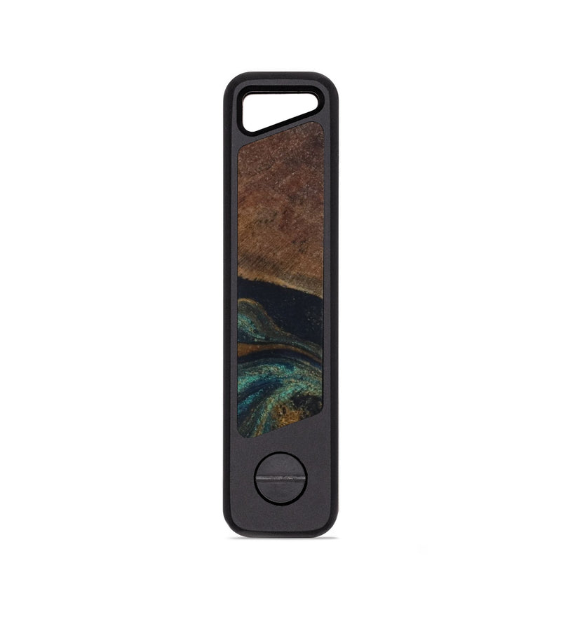 EDC Wood KeyHolder - Rose (Teal & Gold, 814053)