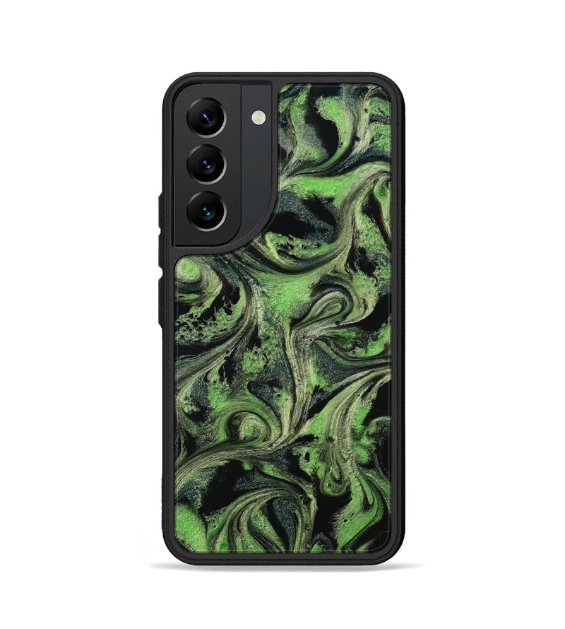 Galaxy S22 ResinArt Phone Case - April (Green, 814108)
