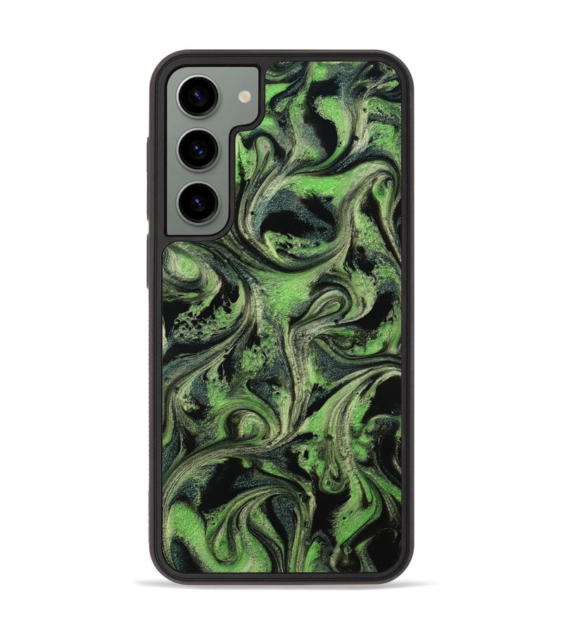 Galaxy S23 Plus ResinArt Phone Case - April (Green, 814108)