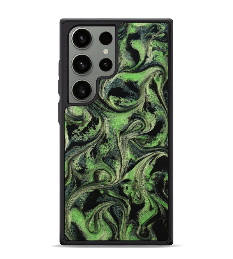 Galaxy S24 Ultra ResinArt Phone Case - April (Green, 814108)